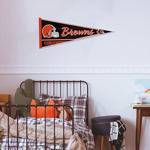 Image of Rico Industries NFL Football Classic 12 inch x 30 inch Felt Wall Decor Pennant - Great for Home /Bed Room /Man Cave Decor