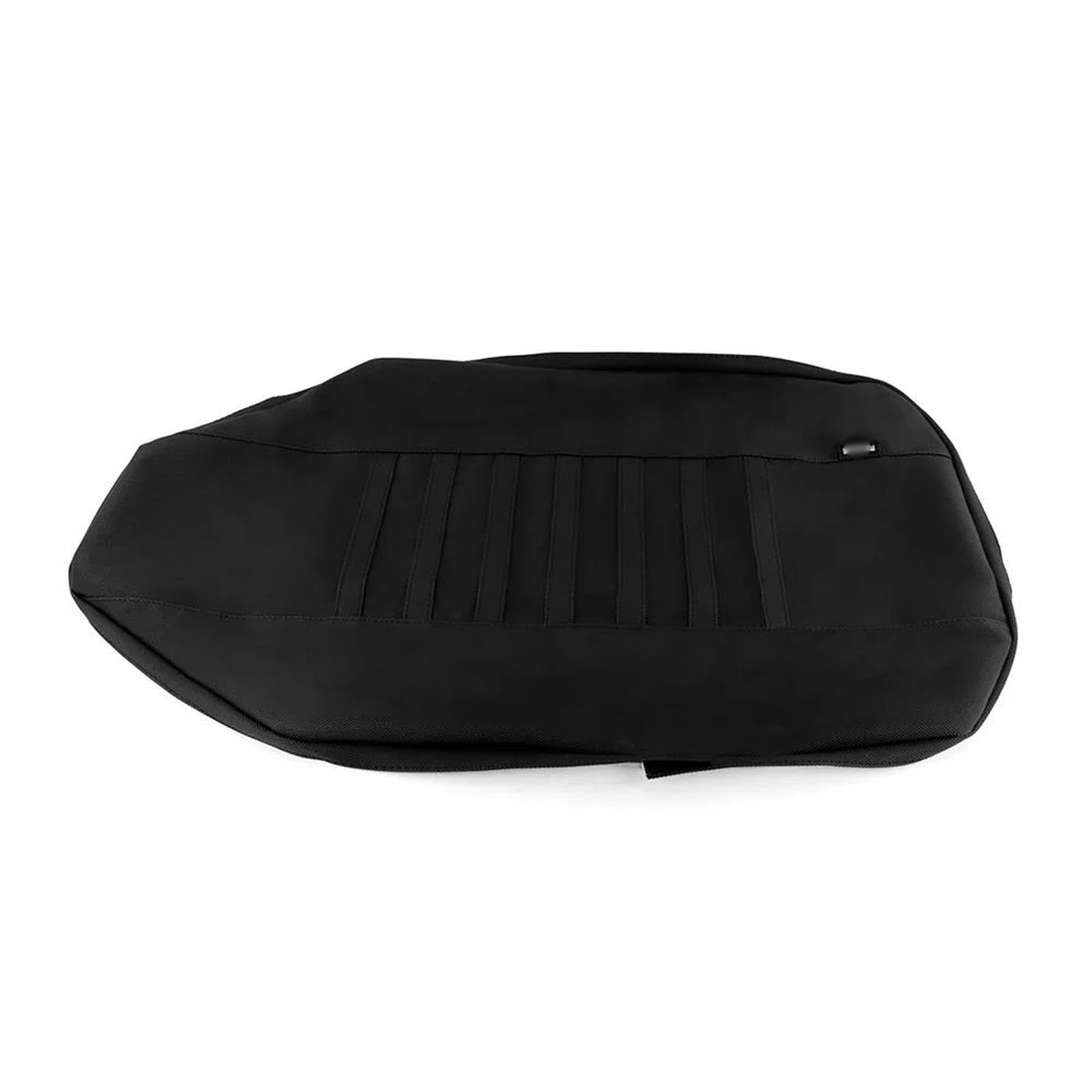 Fodera Per Cuscino Per Sella Antiscivolo Impermeabile In Pelle PVC Per Moto ATC 200X 1983-1985 Cuscini di seduta(Black2)