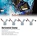 Horizontal Crank Quick Release Heavy Duty Tool Tool 4 Setting Galvanized Iron Clamps for Metal Plates Party