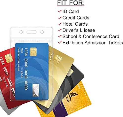 Teskyer 3 Pezzi Porta Badge, Porta Badge da Collo