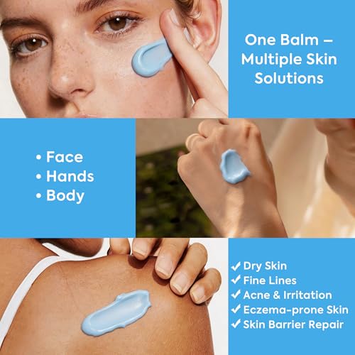 Image of Copper Peptides GHK-Cu Beef Tallow Honey Balm: Anti Aging Blue Balm with Methylene Blue, Manuka Honey & Vitamin E - Deep Moisturizer for Face & Body, Repair Dry, Sensitive & Mature Skin - 2oz