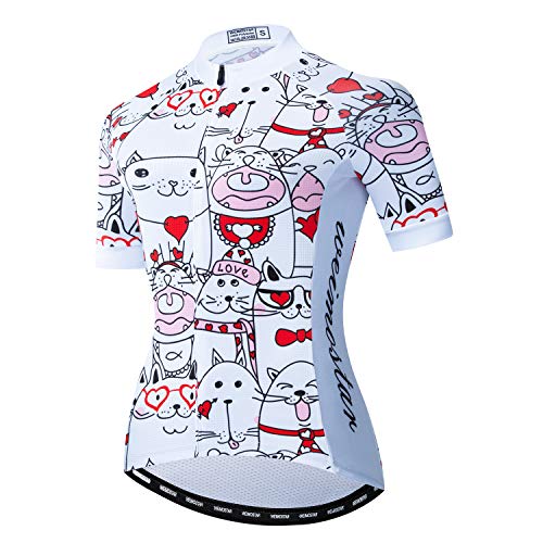 Women Cycling Jersey Top MTB Bicycle Clothing Female Team Cycle Wear Bike S