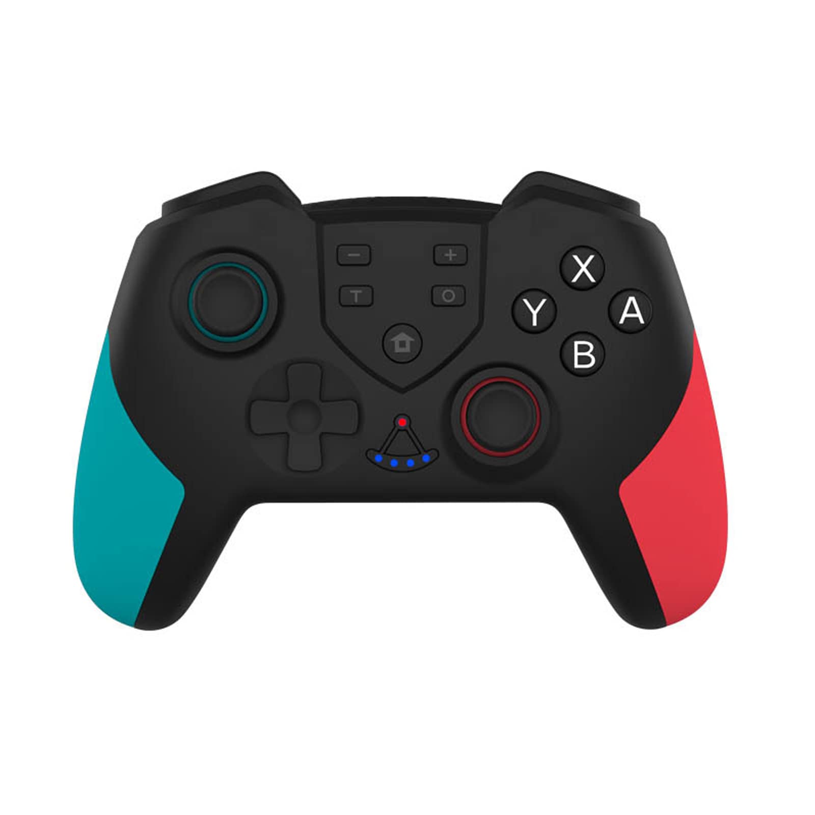 Etigood Switch Controllers Wireless Bluetooth, Switch Pro Controller Gamepad with Macro Programming, Wakeup, Vibration, Six Axis Gyroscope Function, Compatible with Nintendo Switch (Blue Red)