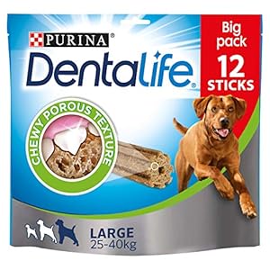 Purina Dentalife Zahnpflege-Sticks für große Hunde, 12 Stück