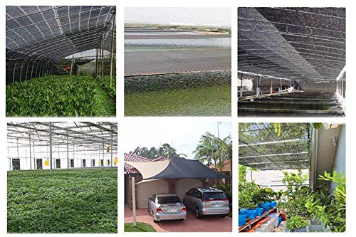 Protection UV filet d'ombrage serre noir 10x14m grand format - 5