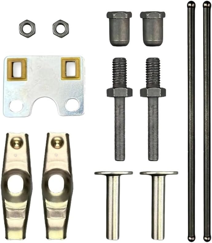 for GX390 Valve Rocker Arm Assembly, Suitable for GX270 GX340 Engine Mower with Push Rod Guide Valve Tappet 14451-Z4M-000