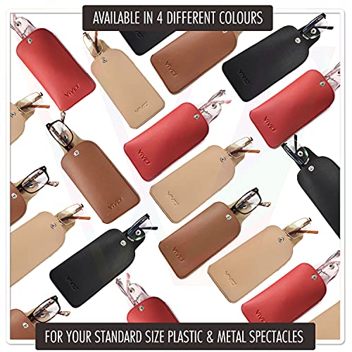 Image of Unisex Specs Self Button Eyewear Dabbi Artificial Leather Soft Case Cover