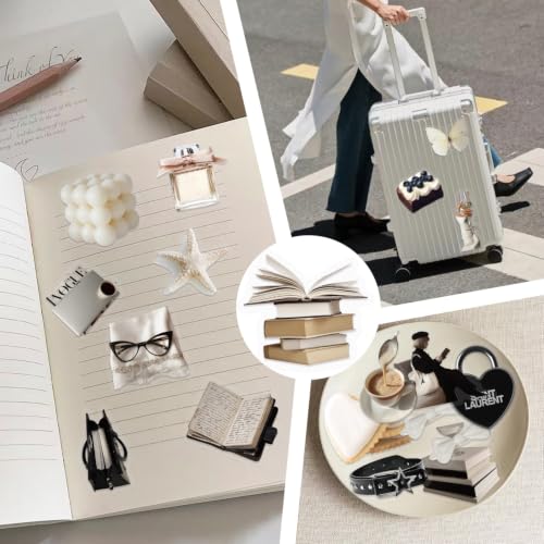 Image of 50 Pieces Clean Girl Office Lady Stickers for Scrapbooking (Female)