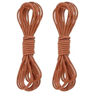 simarro 2 pares de cordones encerados, redondos, impermeables, 2,5 mm, finos, resistentes al desgarro, redondos, cordones elásticos, 80-160 cm