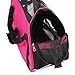 Petroad Comfortable Soft-Sided Adjustable Foldable Pet Carrier, for Dog and Cat Travel Carrier ,Pink,18.1 x 9.6 x 12.9 inches