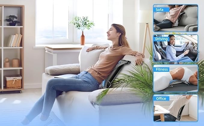 urbannova Back Pain Relief Back Stretcher Spinal Curve Back Relaxation Device Massager Bed, Chair Full Set Lumber Region Posture Corrector Acupressure Lower & Upper Muscle-Plastic urbannova Back Pain Relief Back Stretcher Spinal Curve Back Relaxation Device Massager Bed, Chair Full Set Lumber Region Posture Corrector Acupressure Lower & Upper Muscle-Plastic