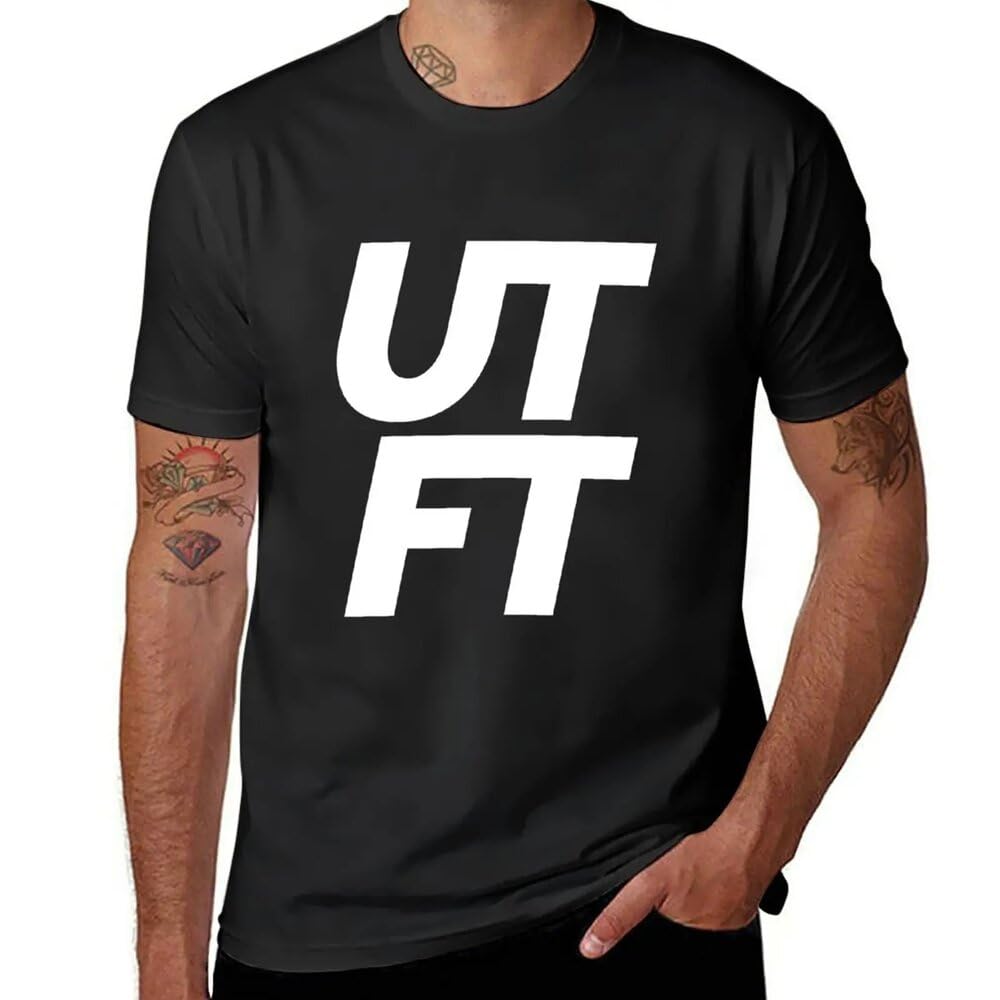 Amdetuns Men's Black Utft Up The Toffees! T-Shirt Funny T Shirts T-Shirt For A Tall T Shirts Xxl