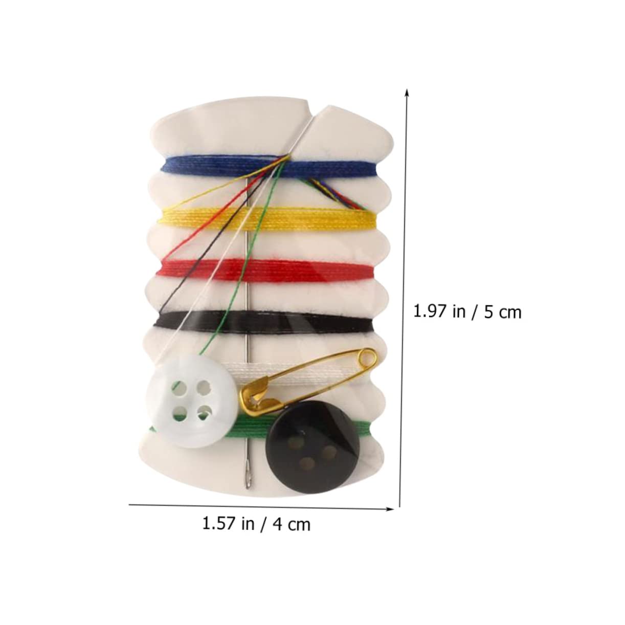 HOMSFOU 600 Juegos Kit Costura Profesional Compacto y Portátil Herramientas Resistentes para Manualidades Ropa y Reparaciones Diarias Maletín Ligero para Hogar y Viaje