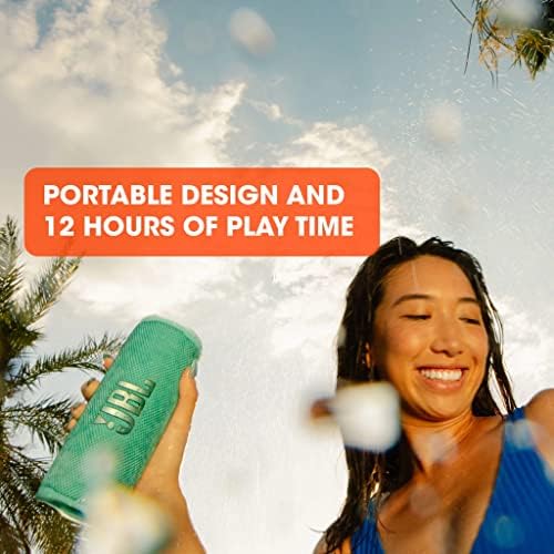 JBL Flip 6 Portable Bluetooth Speaker with 2-way speaker system and powerful JBL Original Pro Sound, up to 12 hours of playtime, in red