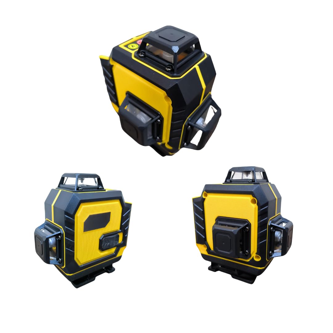 Hardify 4D 16 Lines Laser Level 3° Self-leveling Machine USB Rechargeable Battery Leveling Tool with Vertical Horizontal Tilt Lines