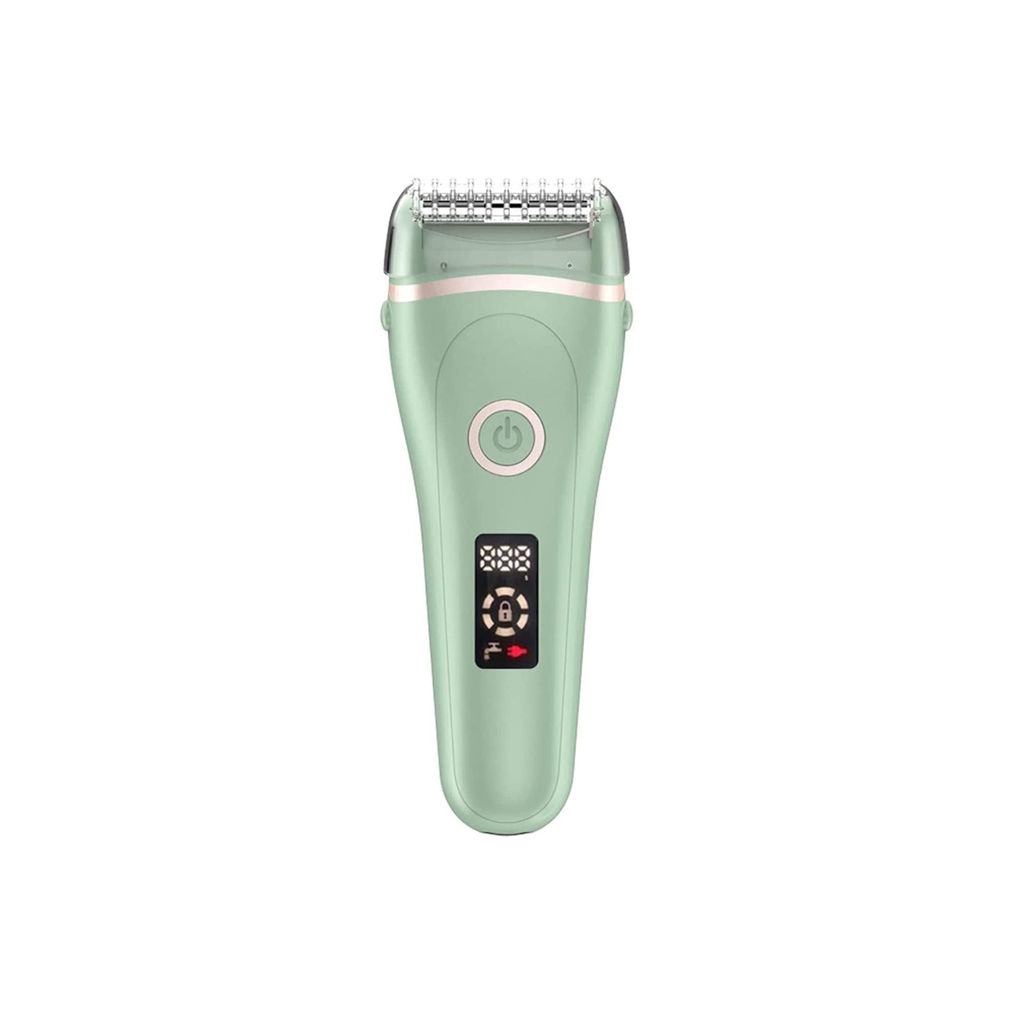 Electric Razor for Women Painless Lady Shaver Wet Dry Using USB Charging Whole Body Waterproof LCD Display Bikini
