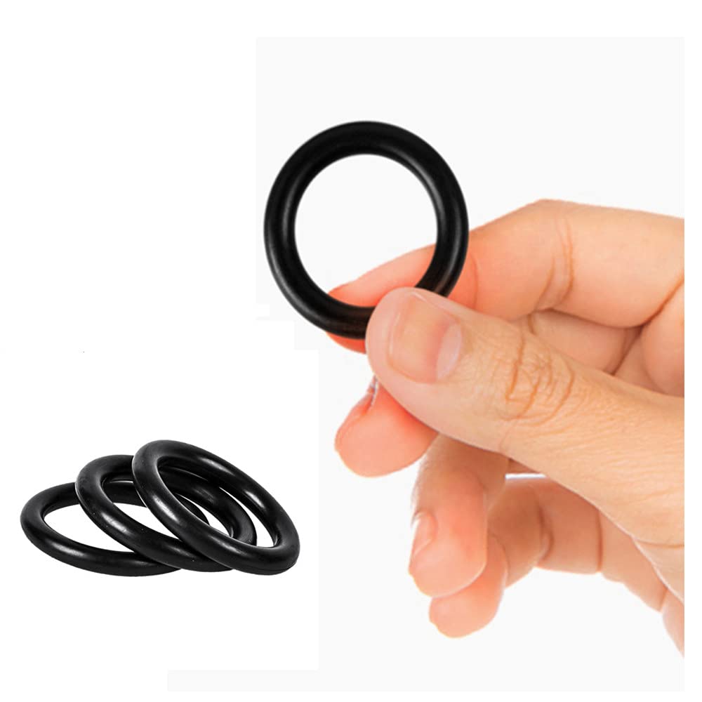 Produktbild von Dokpav O-Ring Sortiment – 225 Stück, 18 Größen, 3–22 Mm, NBR-Gummi, Schwarz – Für Sanitär, Auto, Hydraulik
