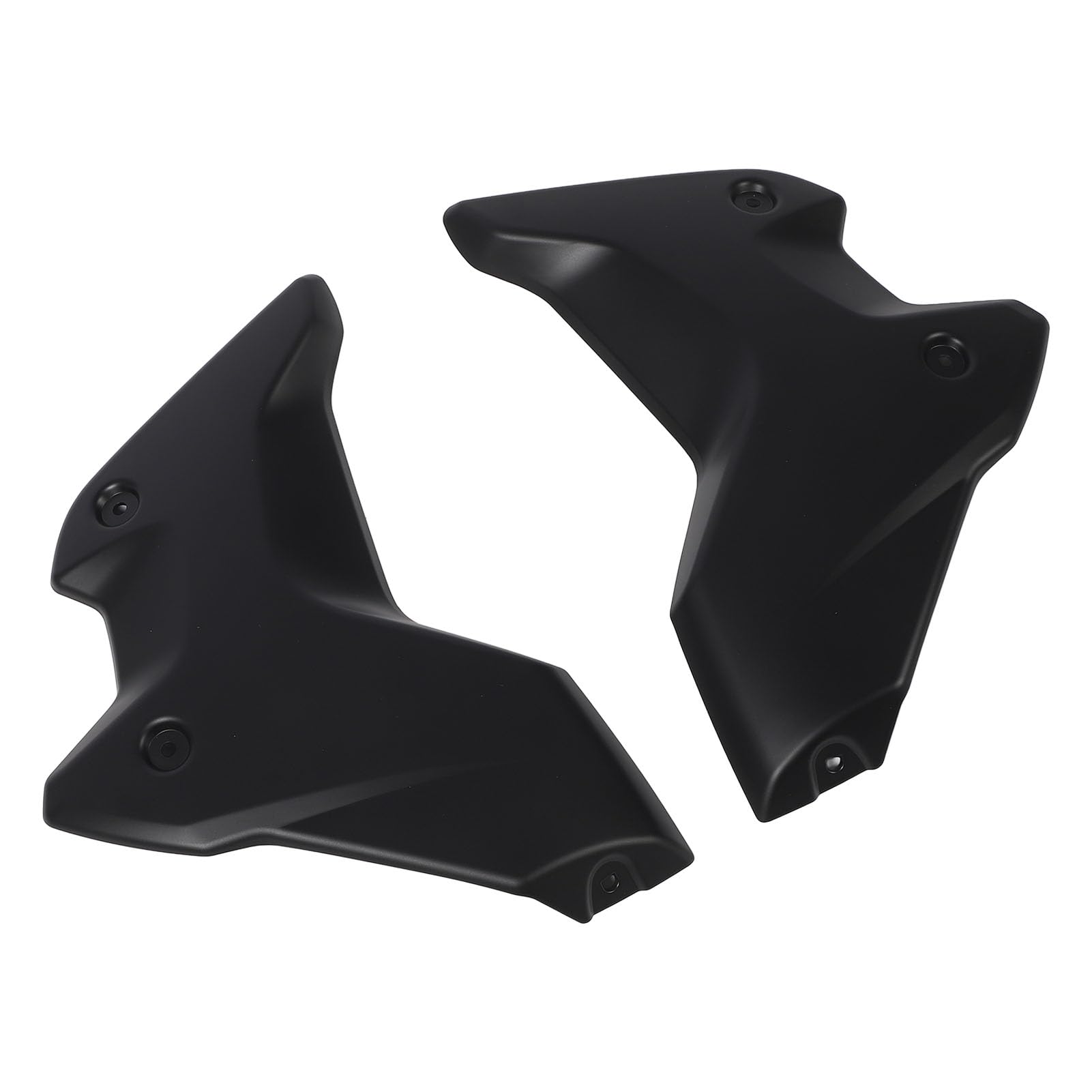 Tbest Vorderer Kühlerschutz Seitenverkleidungsabdeckung, Vorderer Kühlerschutz Seitenverkleidung Motorradschutz R1250GS LC R1250 GS R 1250GS 2018-2023 Hochwertiges ABS-Material (Black)