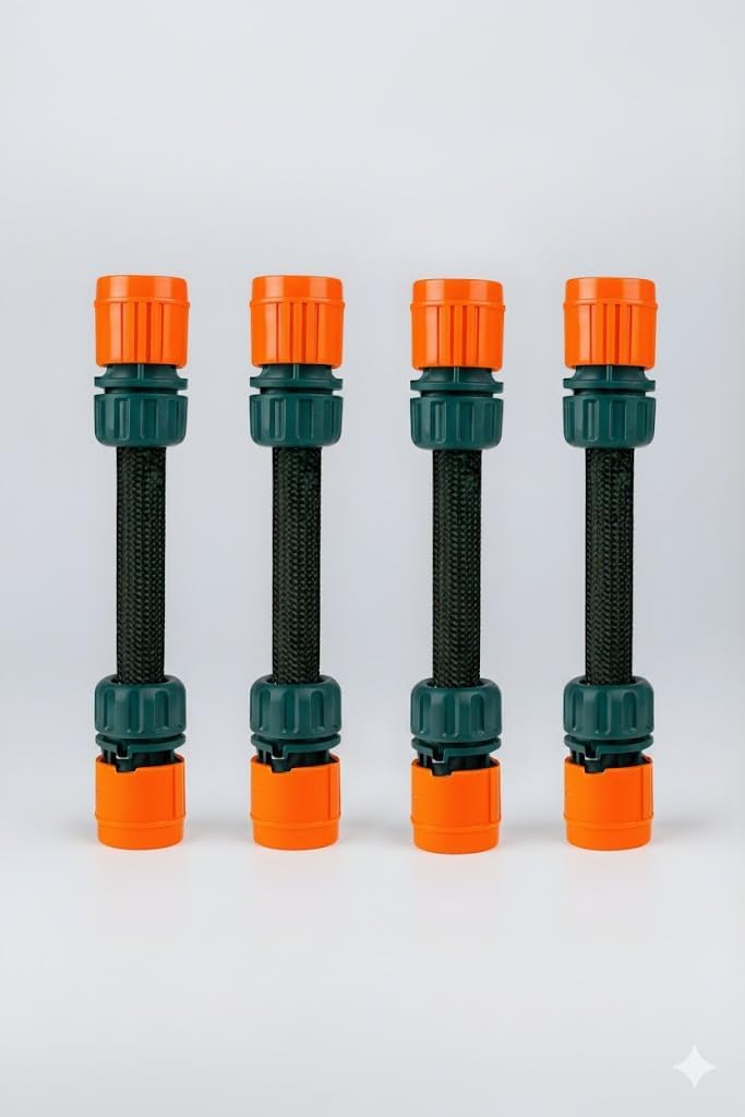 CAR-FIL Quick-Connect Filter and Tank Hose – Plastic Fittings, Compatible with Caravan, Boat, and Camping Water Systems (4)