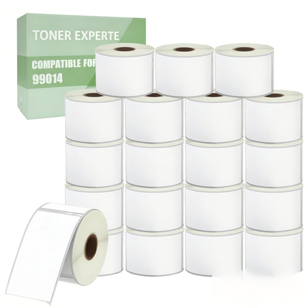 99014/S0722430 - Etichette per spedizione compatibili, 54 x 101 mm, 20 rotoli (220 etichette ciascuna), per Dymo LabelWriter 4XL/450/400/330/320/310 Twin Turbo/Duo & Seiko SLP 450/400/240/20/20/20/20