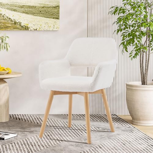 YEEFY Chaise de Bureau sans roulettes, Chaise d'appoint Confortable pour Salon, Salle à Manger,...