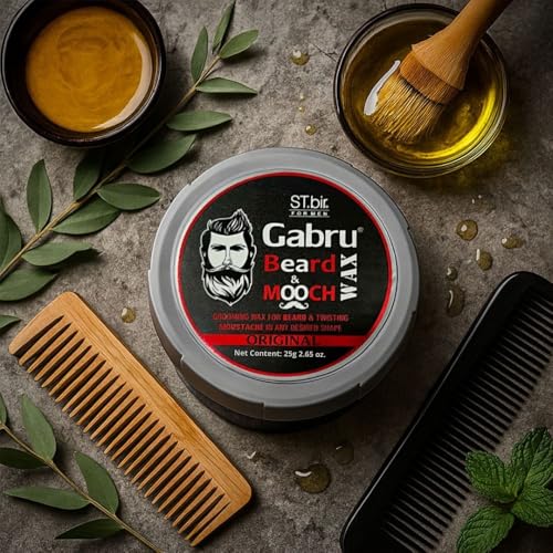 Image of Gabru Beard & Mooch Original Wax for Men | 25g | Pack Of 2