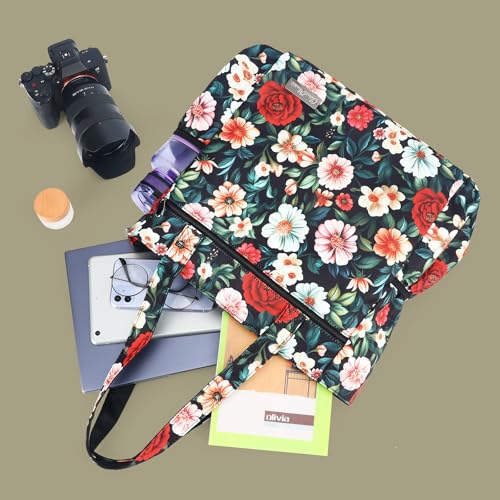 Image of CLOUDMUSIC Shoulder Tote Bag For Nurses Teachers Work Gym Travel Beach Women With Large Capacity Waterproof