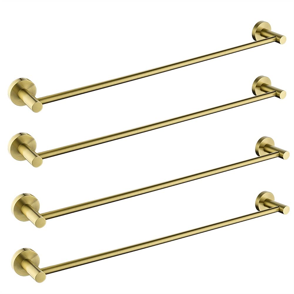 Towel Rack, Bathroom Towel Rail, Brushed Single Towel Bar, Modern Towel Shelf Rack, Towel Hanger Holder / 4pcs /a (4pcs a)
