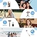 Magnetic Phone Vlog Selfie Monitor Screen with Speaker&Bluetooth Remote,4K Wired Recording&HD Wireless Recording,Back Camera Monitor for Selfie Vlog Live Broadcast,Compatible with iPhone and Android