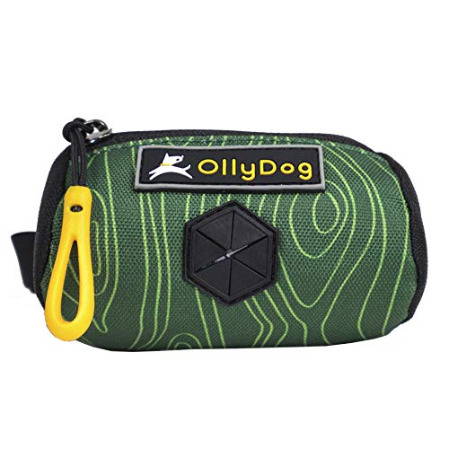 Image of OllyDog Scoop Pick Up Bag, Dog Waste Dispenser, Sage Bark, One Size