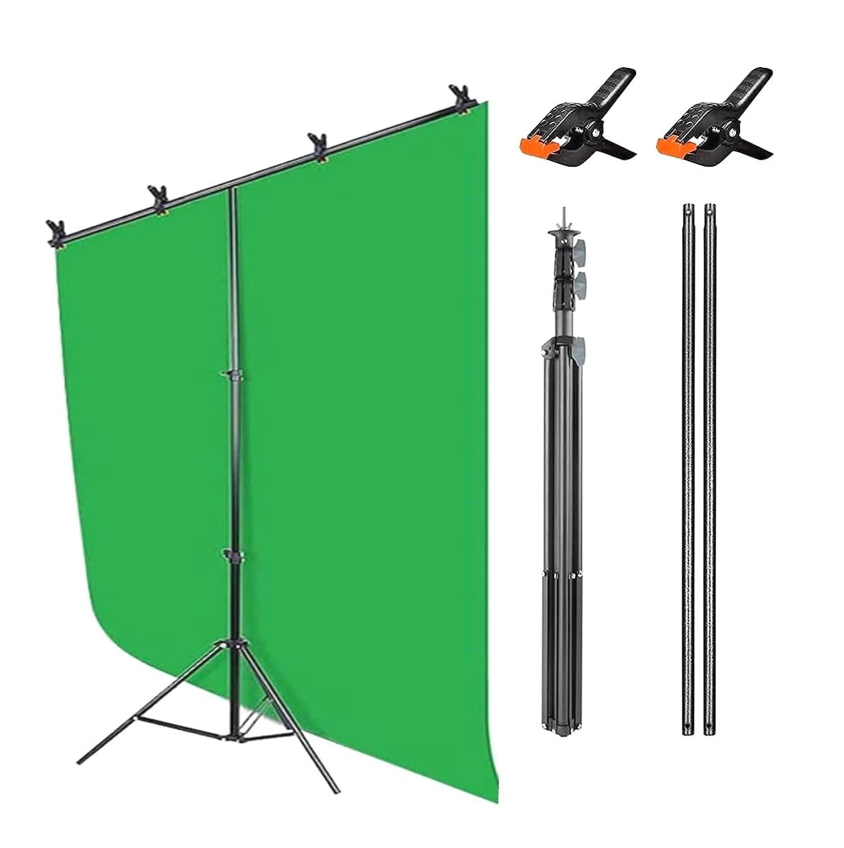 See full amazon price history chart for Boosty® 6x9ft Green Screen T-Shape Background Kit 1PC 6.5FT x 9FT T-Shape Backdrop Stand, 2PCs Spring Clamps Essential Kit for Photography Videography Youtubers Instagram Boosty® 6x9ft Green Screen T-Shape Background Kit 1PC 6.5FT x 9FT T-Shape Backdrop Stand, 2PCs Spring Clamps Essential Kit for Photography Videography Youtubers Instagram (B09XKJF6Q3) Amazon Price History, Amazon Price Tracker