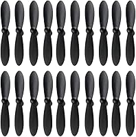 Vista 3 de INLIMA Accesorios para drones Cheerson CX 10 Mini Drone 20 piezas/paquete de hélice de repuesto para Cheerson CX 10 Mini Drone Quadcopter Blanco