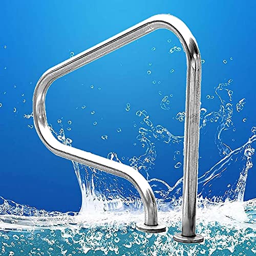 Pasamanos para piscina acero inoxidable 304 curva ergonómica miniatura 1