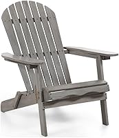 Vista 9 de Silla Adirondack de madera de eucalipto al aire libre de 34" W en marrón oscuro