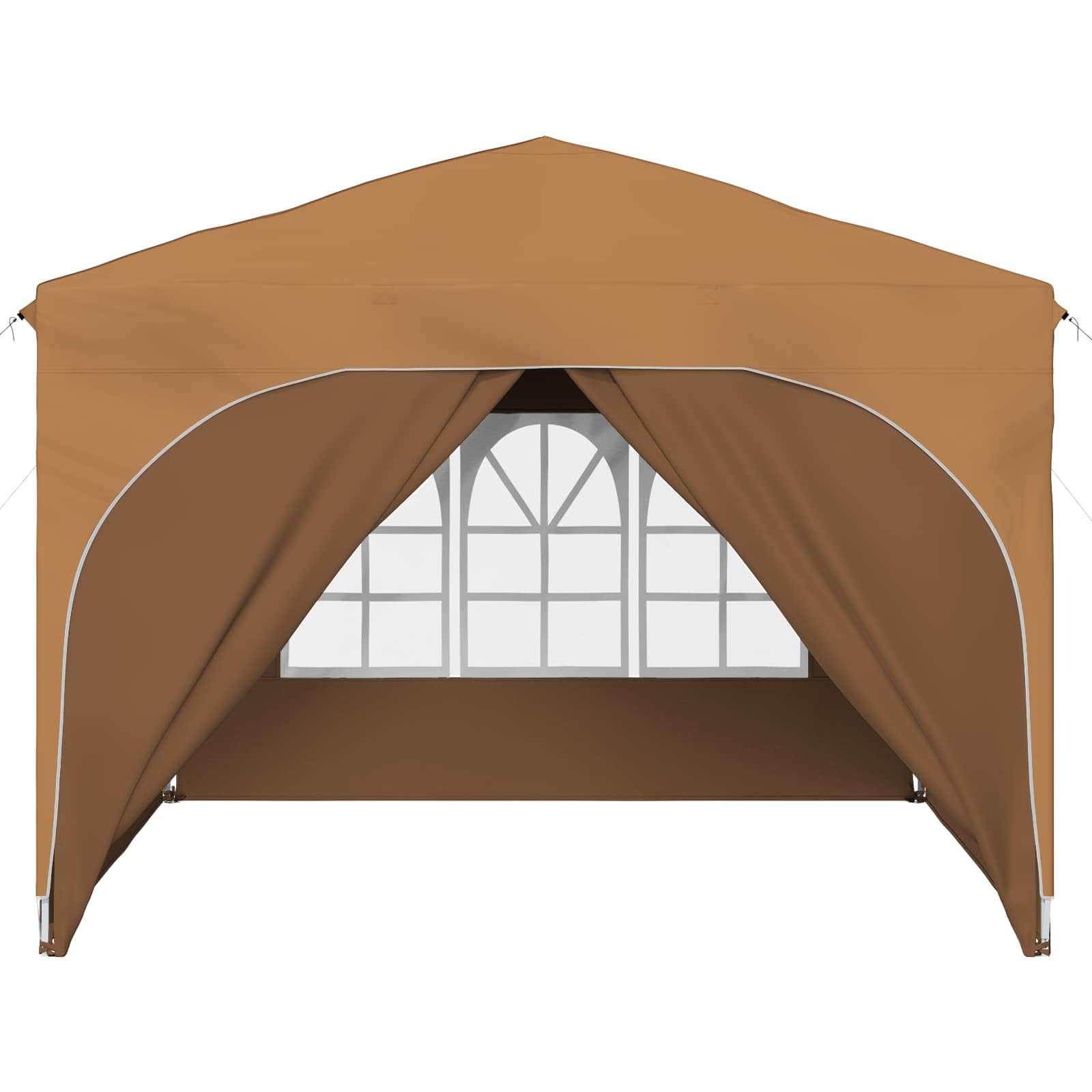 Zasłona Pop Up 290 x 290 x 245 cm beżowa z 4 ściankami