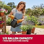 Chapin 1/2-Gallon Watering Can, Lightweight for Easy Watering | Lightweight compact design; ideal for indoor plants watering with large opening for easy refill and controlled pour