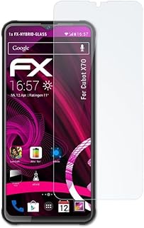 atFoliX Plastic Glass Protective Film compatible with Cubot X70 Glass Protector, 9H Hybrid-Glass FX Glass Screen Protector of plastic