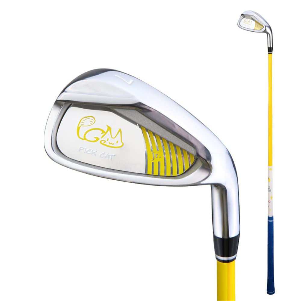 #7 Fer de club de golf à 38 degrés avec manche en graphite pour droitier pour débutants, garçons et filles, golfeurs dans des clubs simples âgés de 3 à 12 ans