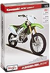 Maisto - Kit de Montaje del Modelo Kawasaki KX 450...: Kit de montaje en escala 1/12 Motos de metal con partes de plástico Todo lo necesario para su montaje viene dentro de la caja