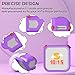 Silicone Case for Yoto Player (3rd Gen.), Silicone Protective Sleeve Case Compatible with Yoto Player, Anti-Slip, Bumps and Wear and TearSilicone Skin Cover with Easy-to-Carry Handle - Purple