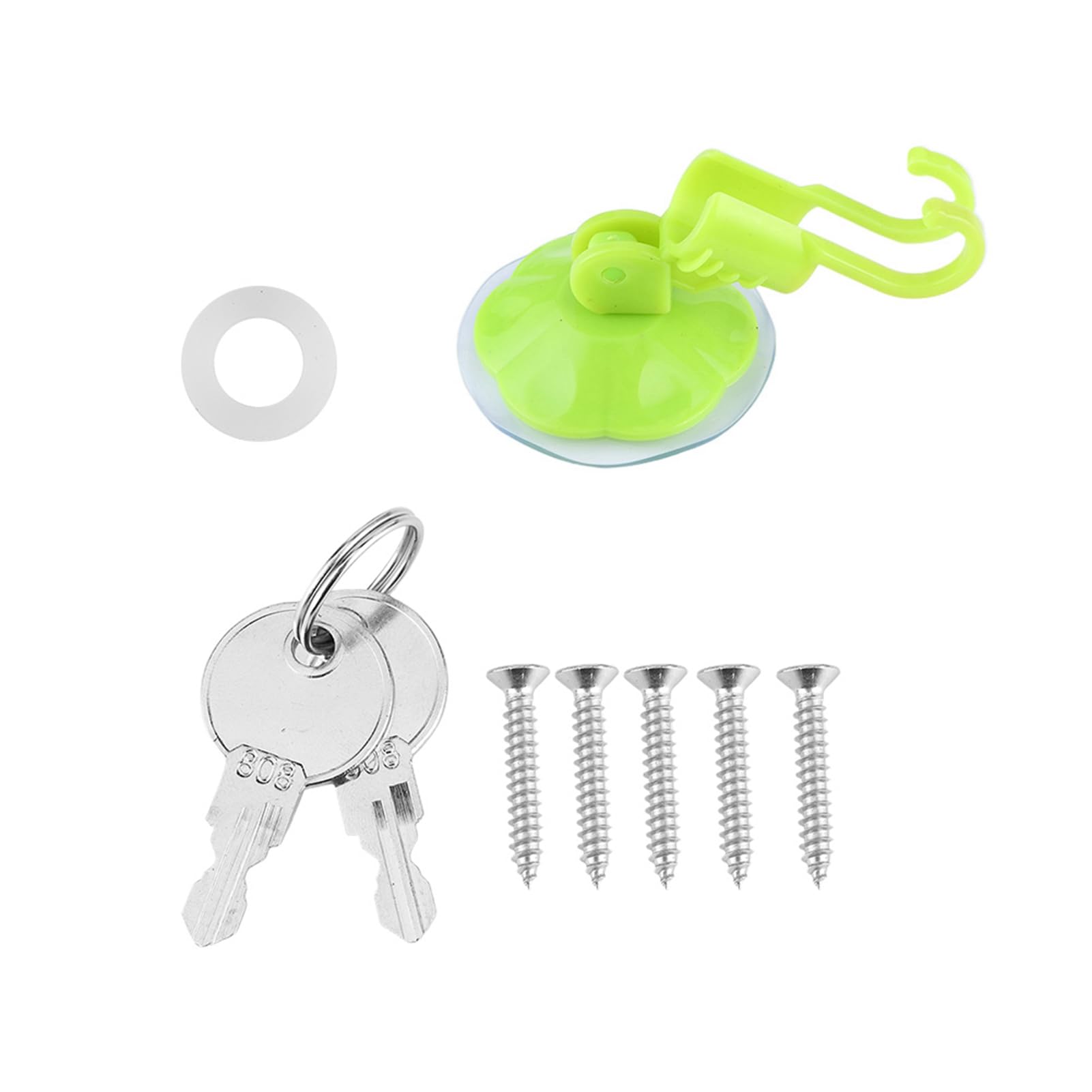 Caja de Ducha 267 x 157 x 107 mm Kit de Caja de Ducha Exterior ABS Interruptor de frío Caliente con 2 Llaves Kit para Barco Marino Autocaravana Caravana Blanco