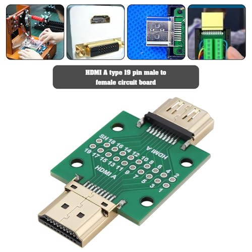 OTOTEC 2Pzs Conector HDMI Macho a Hembra 19 Pines miniatura 2