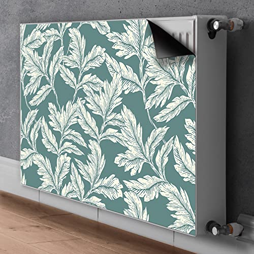 Cache radiateur magnétique bleu 80x60cm avec couverture pour aération - 3
