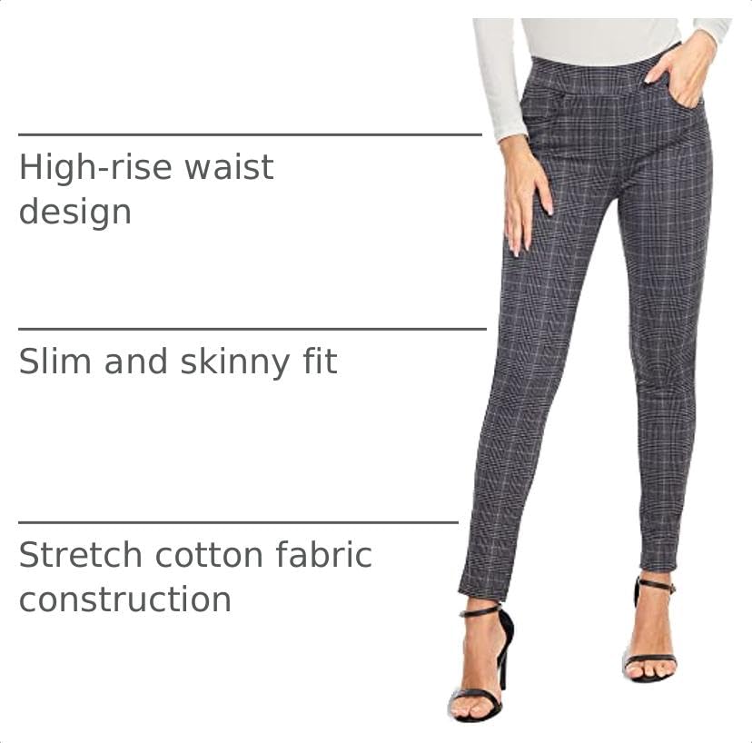 Image of Ginasy Dress Pants for Women, Pull-On Business Casual Leggings