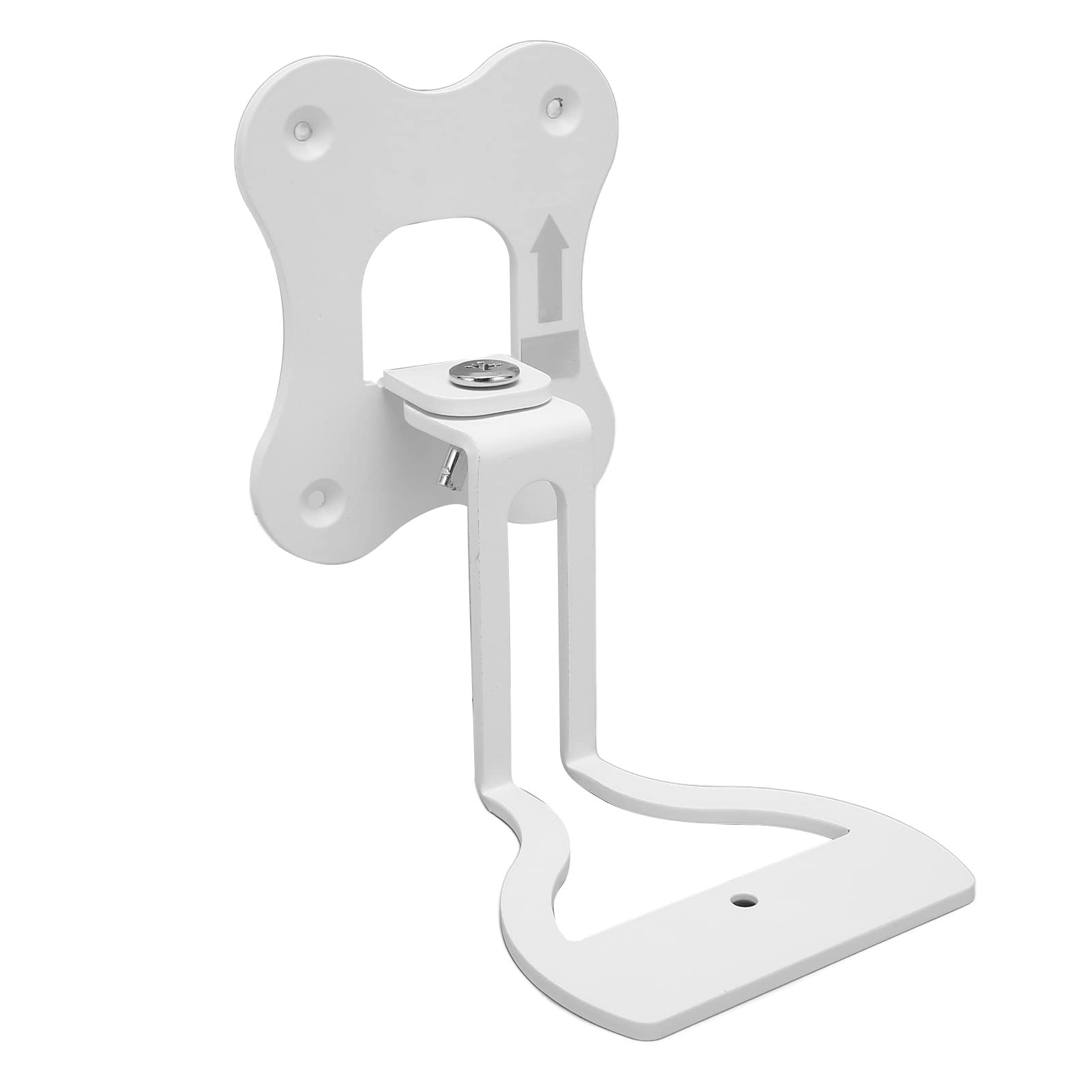 Asixxsix Soporte de Pared para Altavoz, Soporte de Altavoz Inalámbrico Giratorio Estable de Metal Engrosado Que Ahorra Espacio para Era 100, con Tornillos para una Fácil Instalación, (White)