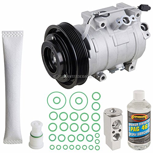 AC Compressor & A/C Kit For Honda Odyssey 2008 2009 2010 - Includes Drier Filter, Expansion Valve, PAG Oil & O-Rings - BuyAutoParts 60-82049RK New