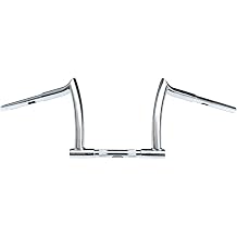 10" Rise 1.25" 1-1/4 Diameter Chizeled Fat Ape Handlebar For 1996-2018 Harley Softail Dyna Sportster Touring Road+Glide Road+King Chrome