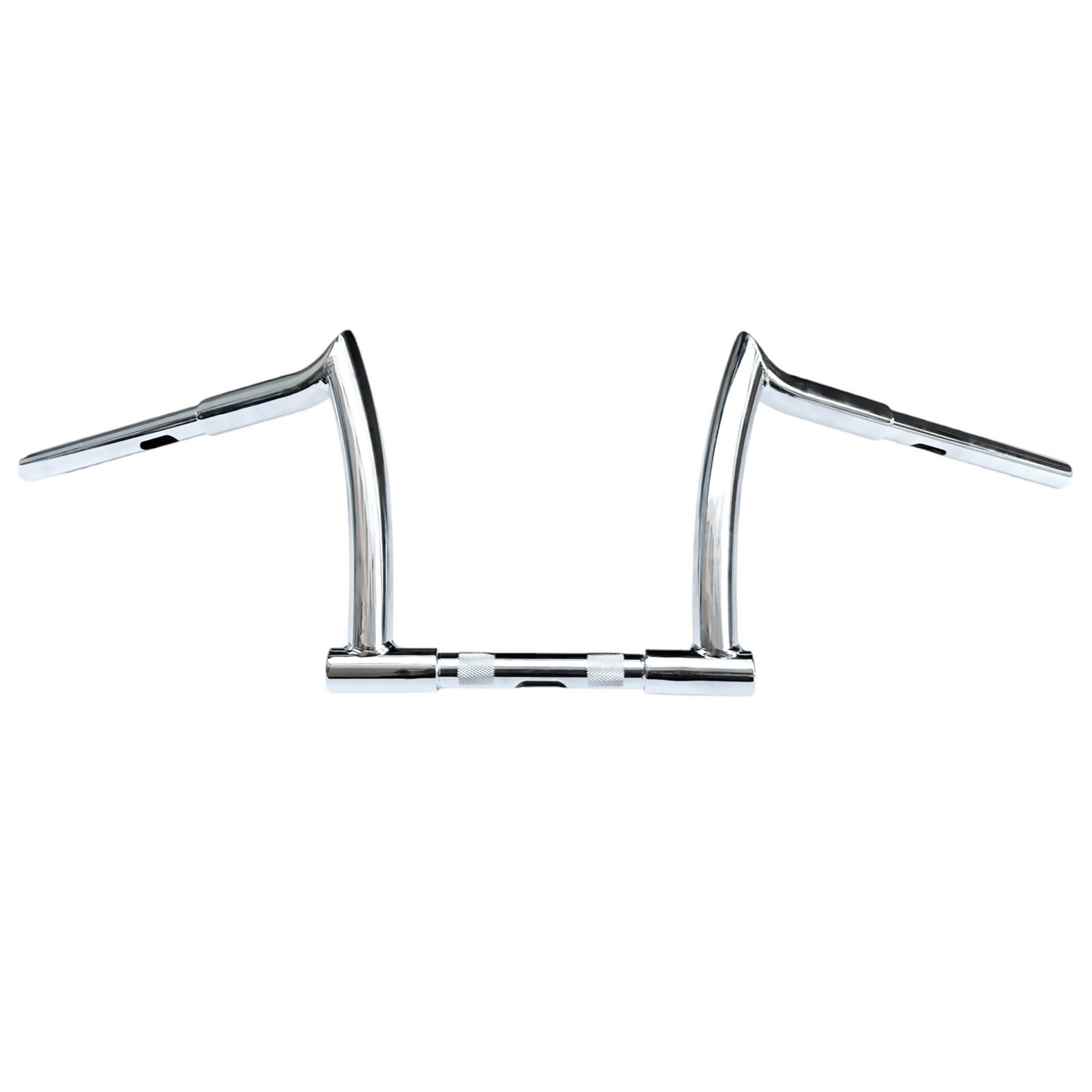 10" Rise 1.25" 1-1/4 Diameter Chizeled Fat Ape Handlebar For 1996-2018 Harley Softail Dyna Sportster Touring Road+Glide Road+King Chrome