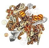 #AAST-02 - Juego de cuentas y medallones de acrílico de alta calidad de 1/2 libra para joyería, manualidades, collares, gargantillas, pulseras, aretes, accesorios, trajes renacentistas