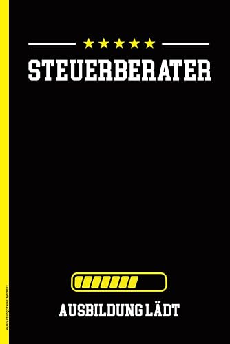 Ausbildung Steuerberater: Notizbuch liniert Geschenk für zukünftige Steuerfachangestellte und Wirtschaftsprüfer Idee zur Steuerberaterprüfung im Studium Wirtschaft und Recht A5 Buch für Notizen